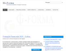 Tablet Screenshot of igforma.com